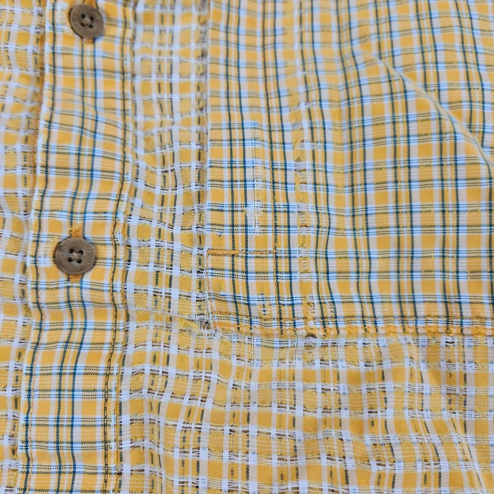 The North Face Shirt Plaid Button Up Short Sleeve Outdoor Vintage‎ Mens Size M